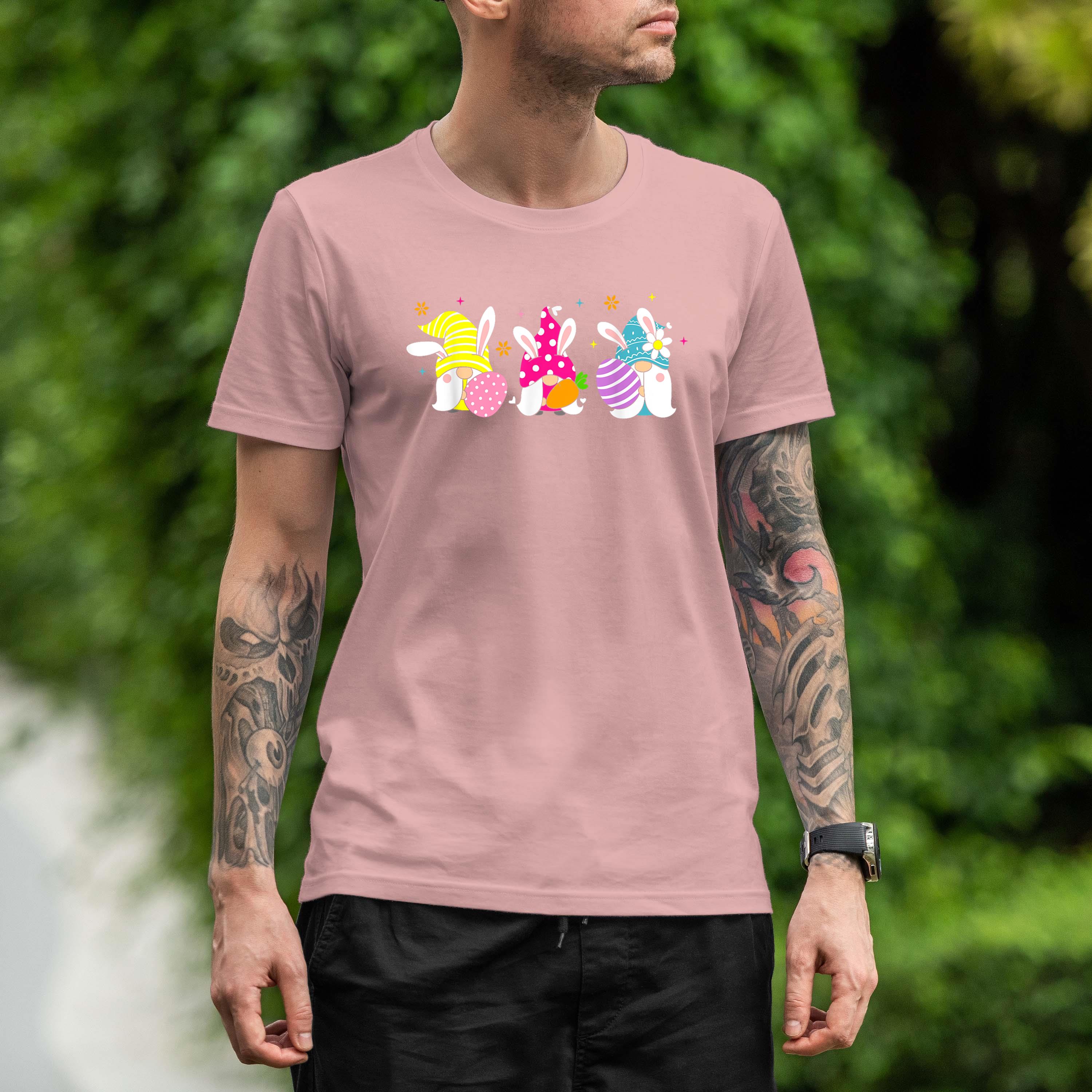 Cute Happy Easter Design Easter Gnomes Shirt 